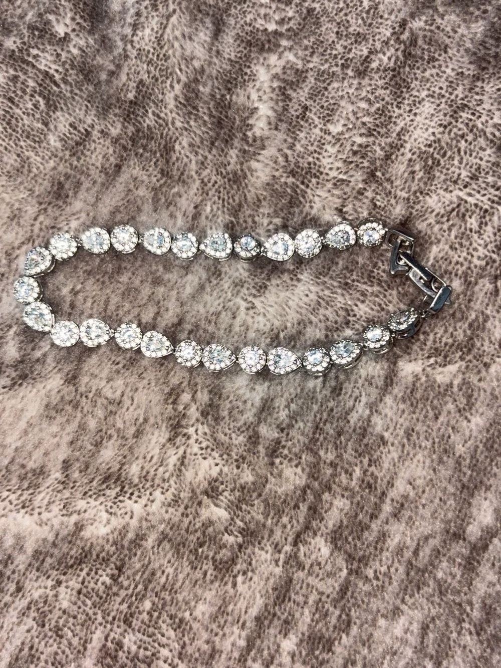 Crystal Tennis Bracelet - White Crystal Sparkle